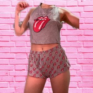 Matching Rolling Stone Pj Set
